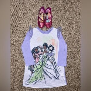 Disney Princess Girls’ Nightgown & Heels